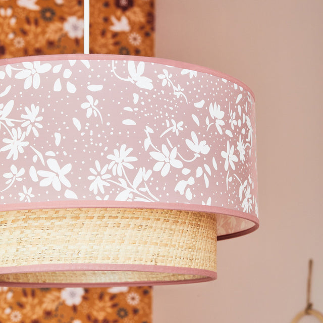 4MURS Suspension ZOÉ coloris rose doux 20 x 38 cm