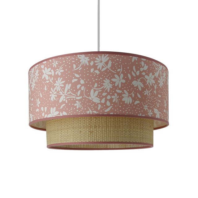 4MURS Suspension ZOÉ coloris rose doux 20 x 38 cm