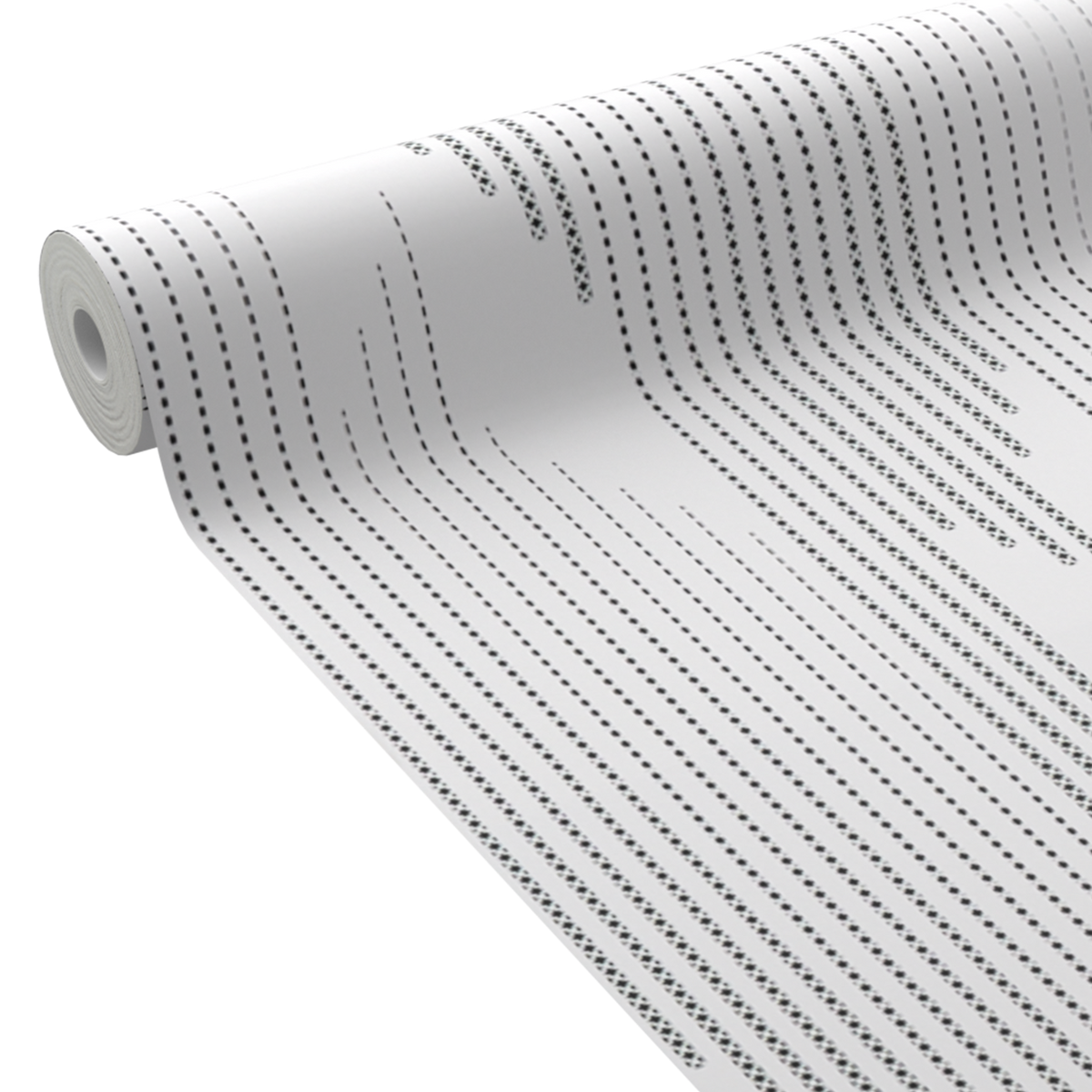 4MURS Papier peint intissé Zack Blanc et noir