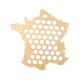 Déco murale Map biere Bois