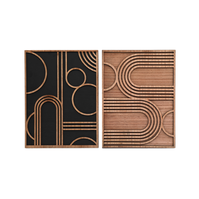 Cadre bois Hilde Noir / bois