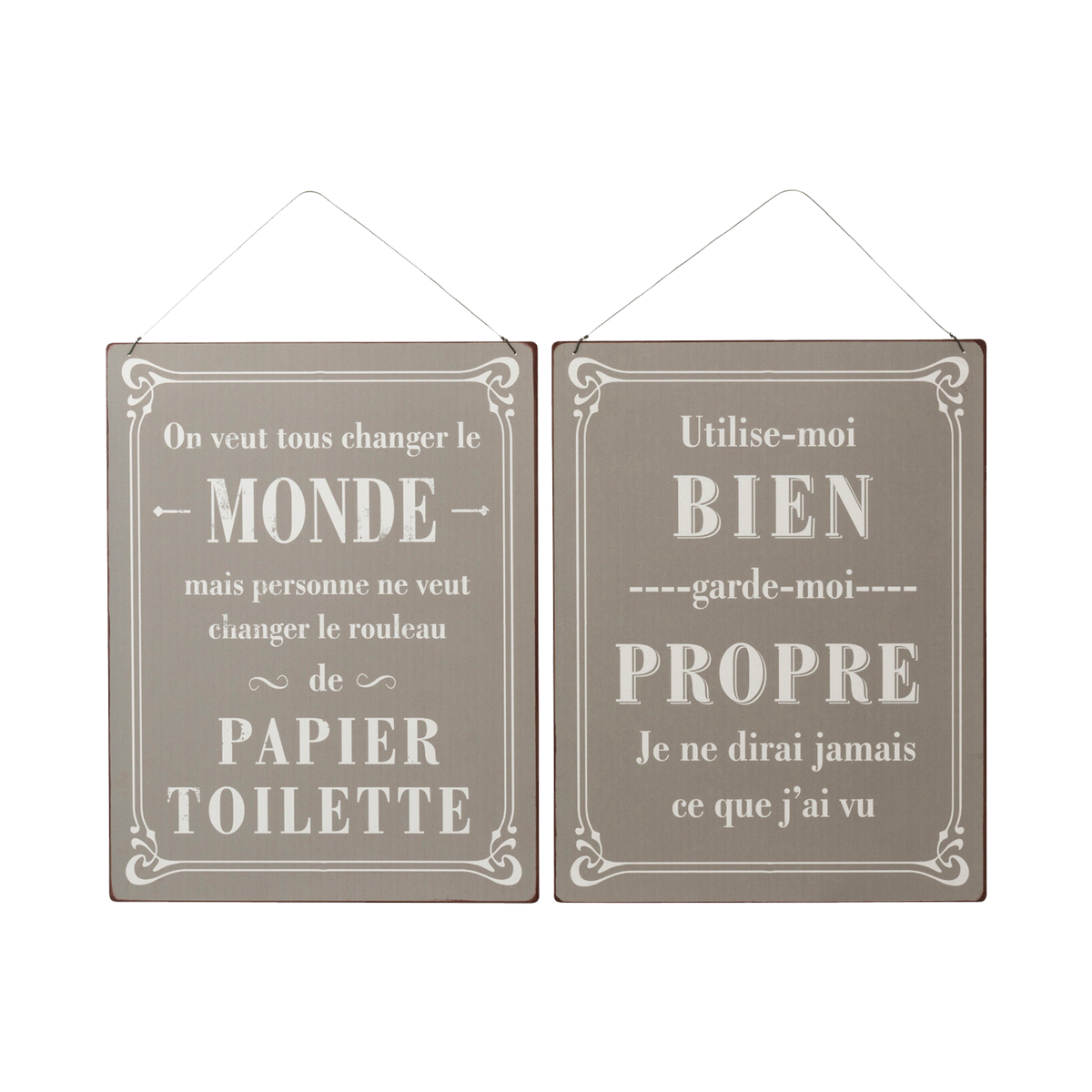 Lettrage Cabinet Gris