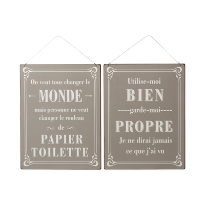 Lettrage Cabinet Gris