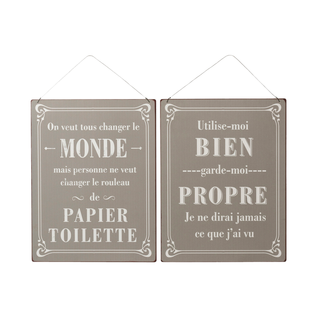 Lettrage CABINET coloris gris