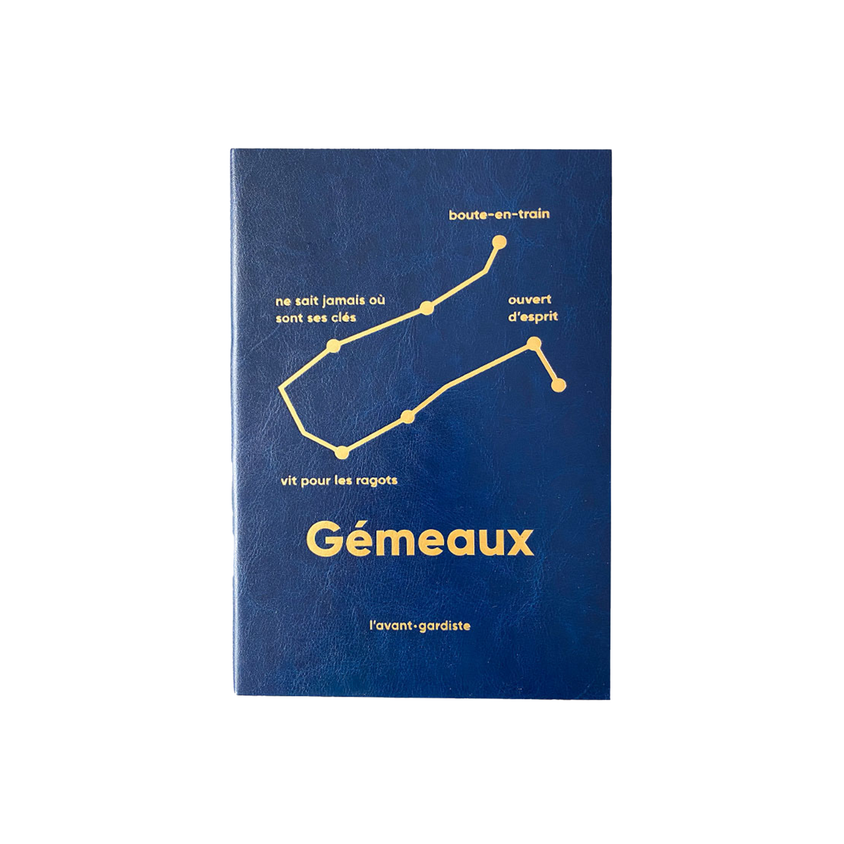 L'AVANT GARDISTE Carnet Astro gémeaux Bleu
