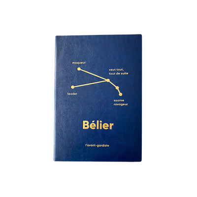 L'AVANT GARDISTE Carnet Astro belier Bleu