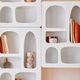 Etagère murale en bois Enola Blanc