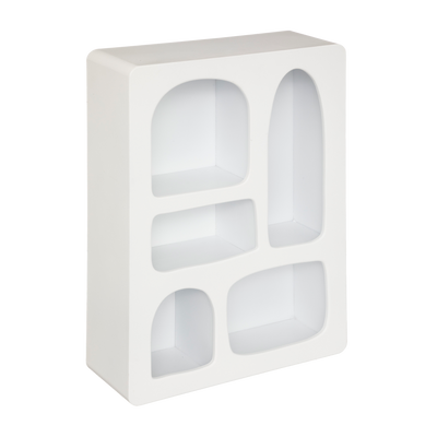 Etagère murale en bois Enola Blanc