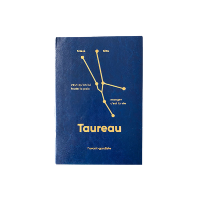 L'AVANT GARDISTE Carnet Astro taureau Bleu