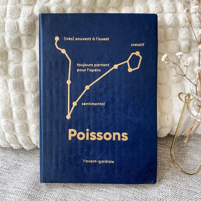 L'AVANT GARDISTE Carnet Astro poisson Bleu