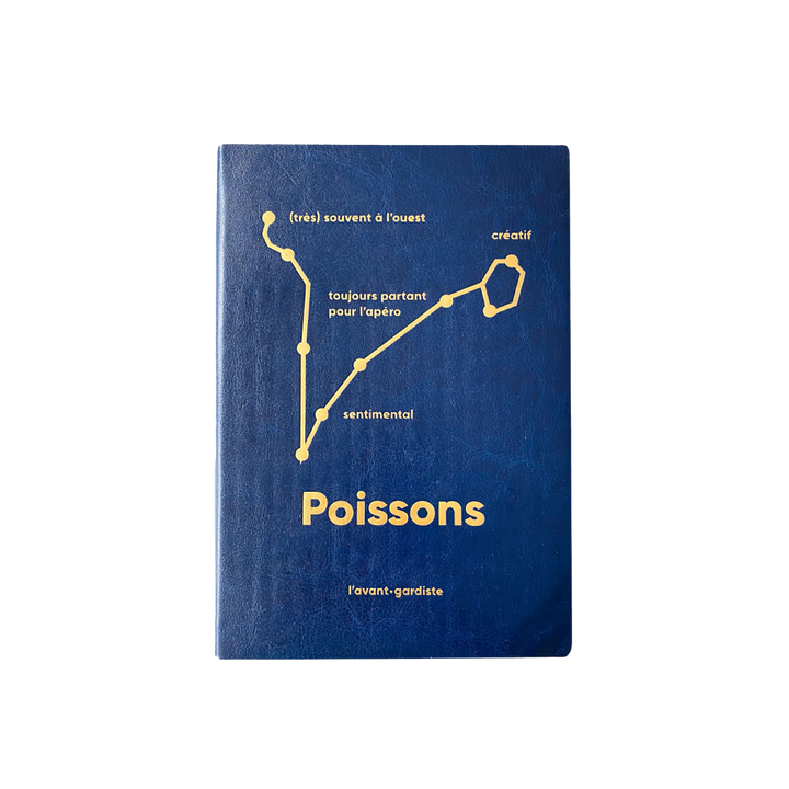 L'AVANT GARDISTE Carnet Astro poisson Bleu