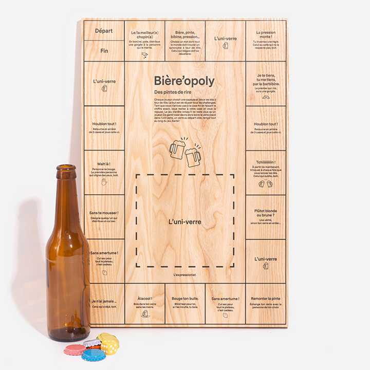 Jeu de société Bière'opoly Brun