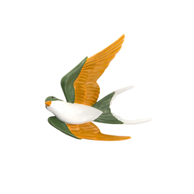 AMADEUS CADES Déco murale Christelle Vert / jaune / blanc