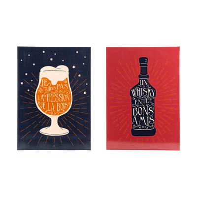 AMADEUS CADES Déco murale métal Apero Bleu