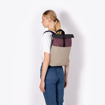 UCON ACROBATICS Sac à dos Hajo mini Beige/aubergine 12L