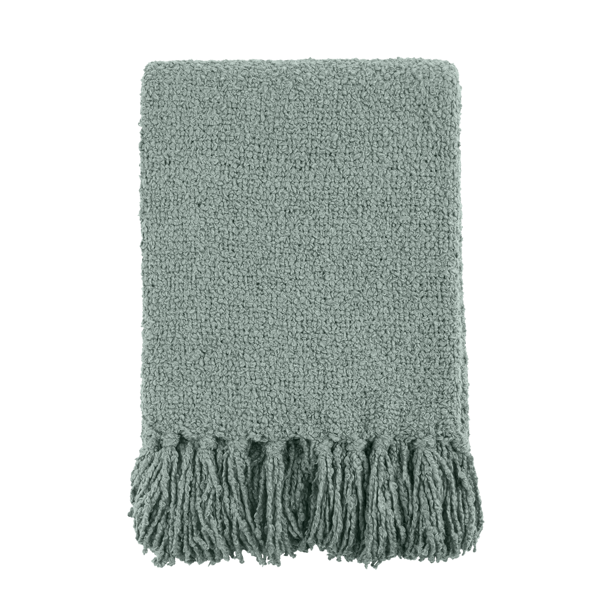 4MURS Plaid franges Tulu Vert jade