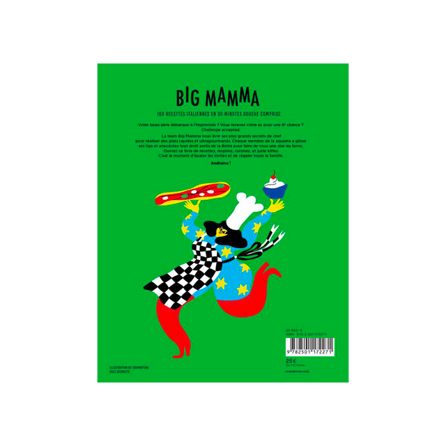 Marabout Livre culinaire BIG MAMMA - CUISINE ITALIENNE EN 30 MINUTES (DOUCHE COMPRISE !)