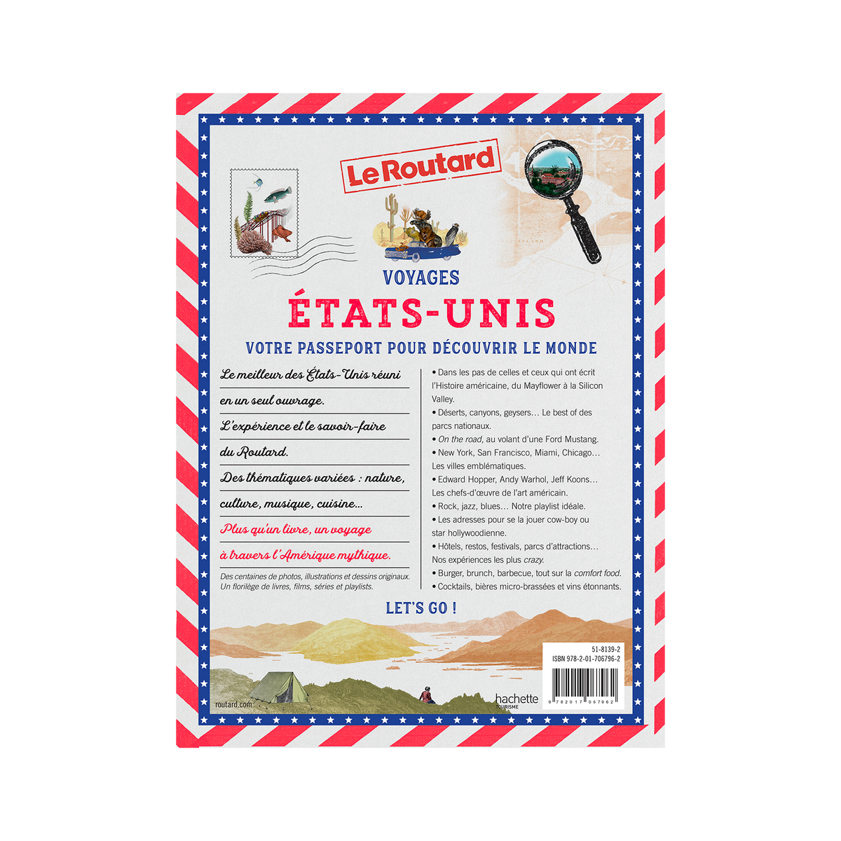 HACHETTE PRATIQUE Livre voyage et nature Voyages etats-unis Blanc