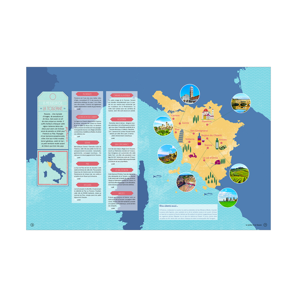 HACHETTE PRATIQUE Livre voyage et nature Voyage italie Blanc