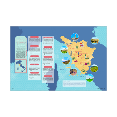 HACHETTE PRATIQUE Livre voyage et nature Voyage italie Blanc