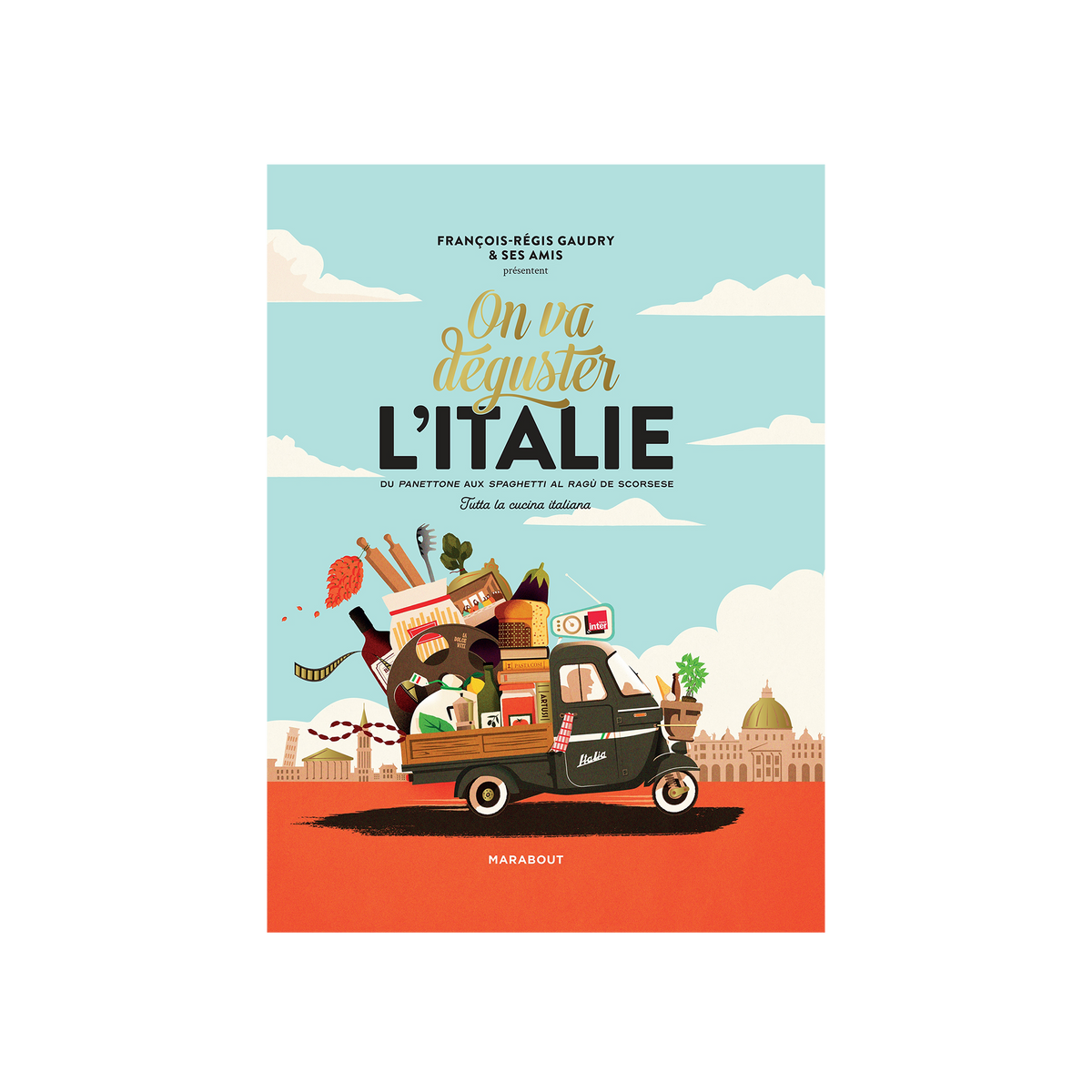 MARABOUT Livre cuisine On va déguster l'italie Bleu