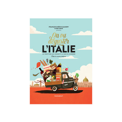 MARABOUT Livre cuisine On va déguster l'italie Bleu