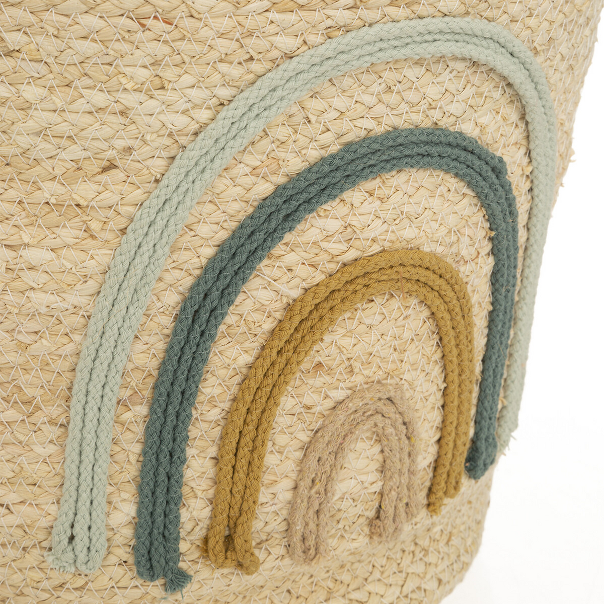 Panier de rangement Arc en ciel Multicolore