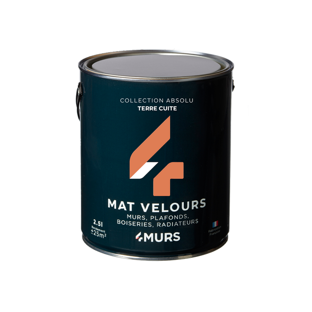 Absolu Peinture Peinture terre cuite Mat 2,5 L