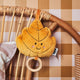 AMADEUS CADES Peluche musicale Feuille Jaune