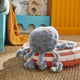Peluche Poulpe Gris