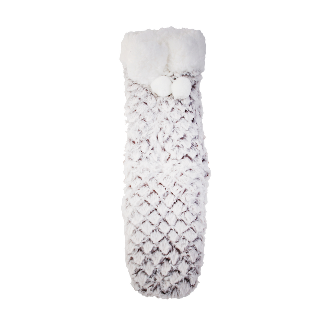 Chaussettes FOURRURE coloris gris