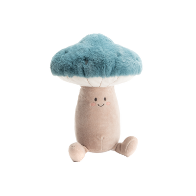 AMADEUS CADES Peluche Champignon leon Bleu et beige