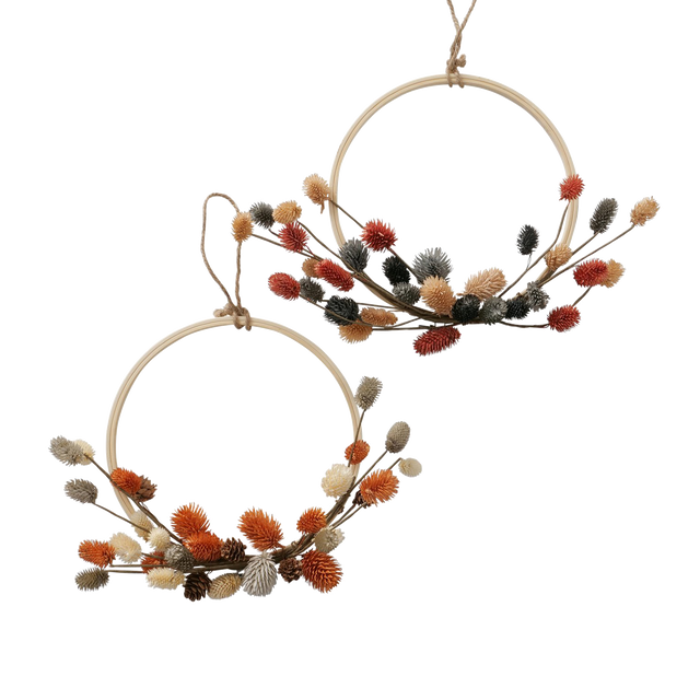 4MURS Couronne RUMBA coloris bois / terracotta / jaune