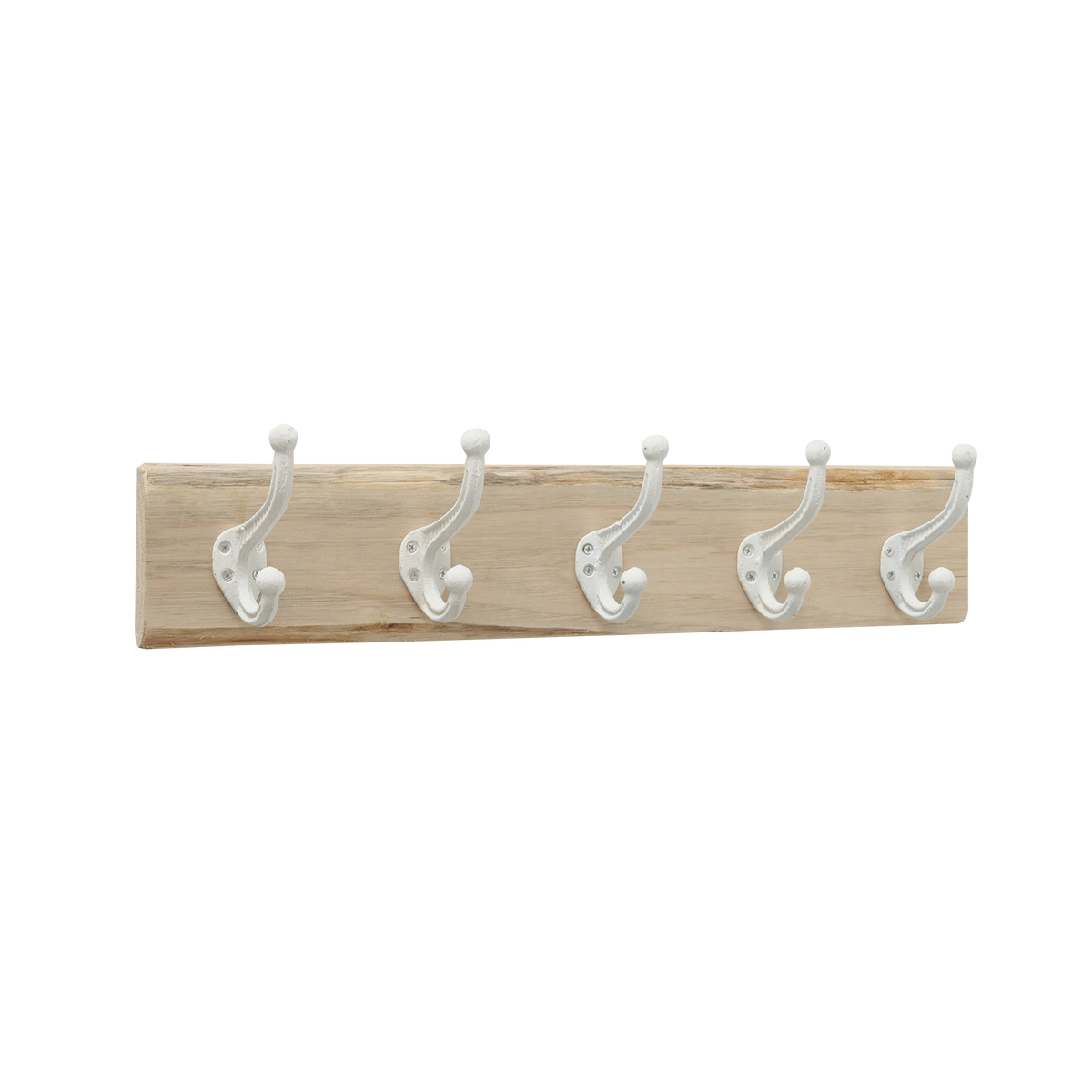 Patère Louise Bois / blanc