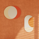 Miroir Olan Beige, terracotta