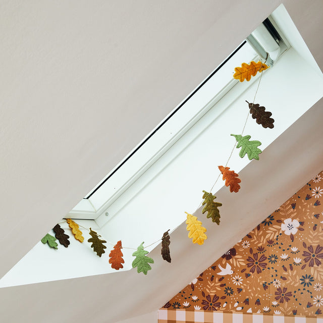 Guirlande GUIRLANDE FEUILLES Marron / verre / jaune / orange