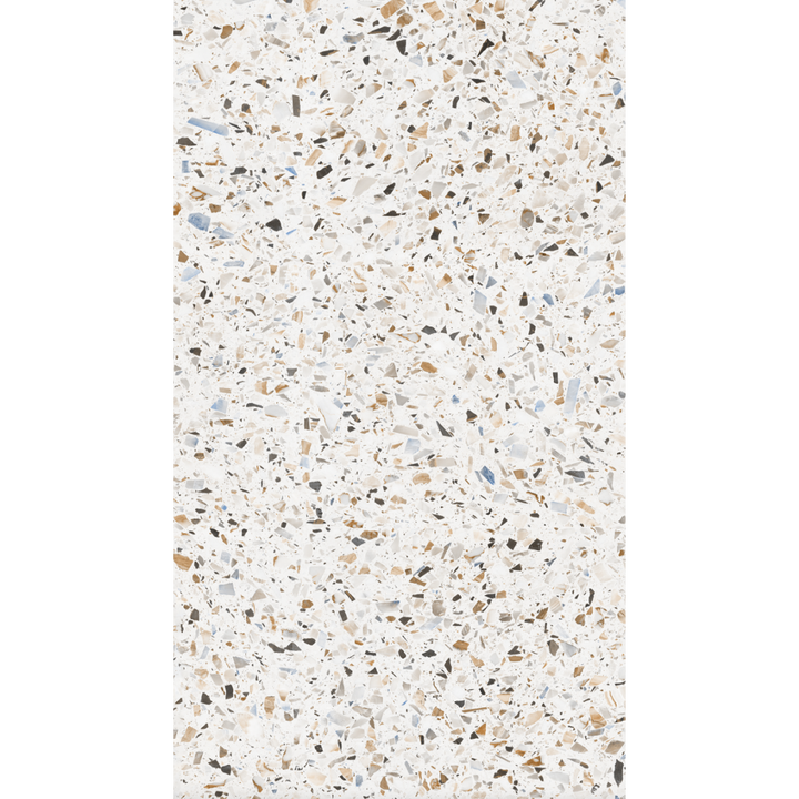 4MURS Papier peint panoramique L Terraz Bois et gris pierre Satiné