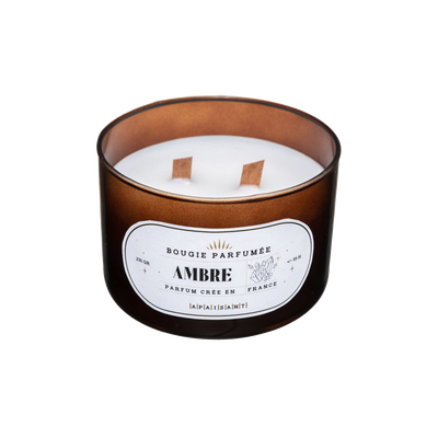 Bougie parfumée Sélini Brun Ambre 230G