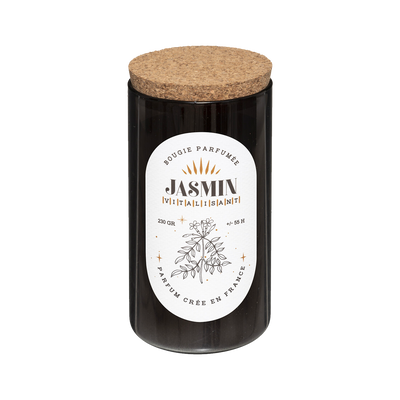 Bougie parfumée Sélini Noir Jasmin 230G