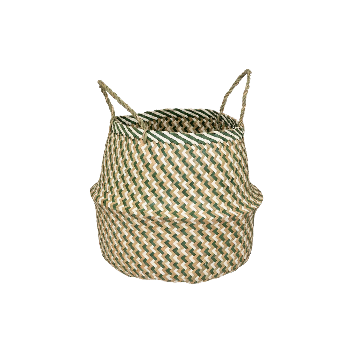 Panier de rangement Elie Beige/vert