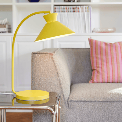 Lampe à poser Dial Jaune