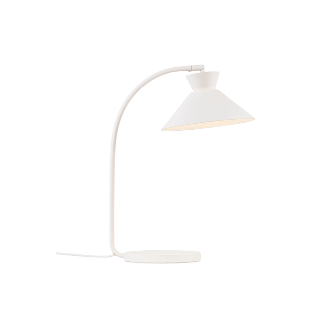 Lampe à poser DIAL coloris blanc 51 x 25 cm