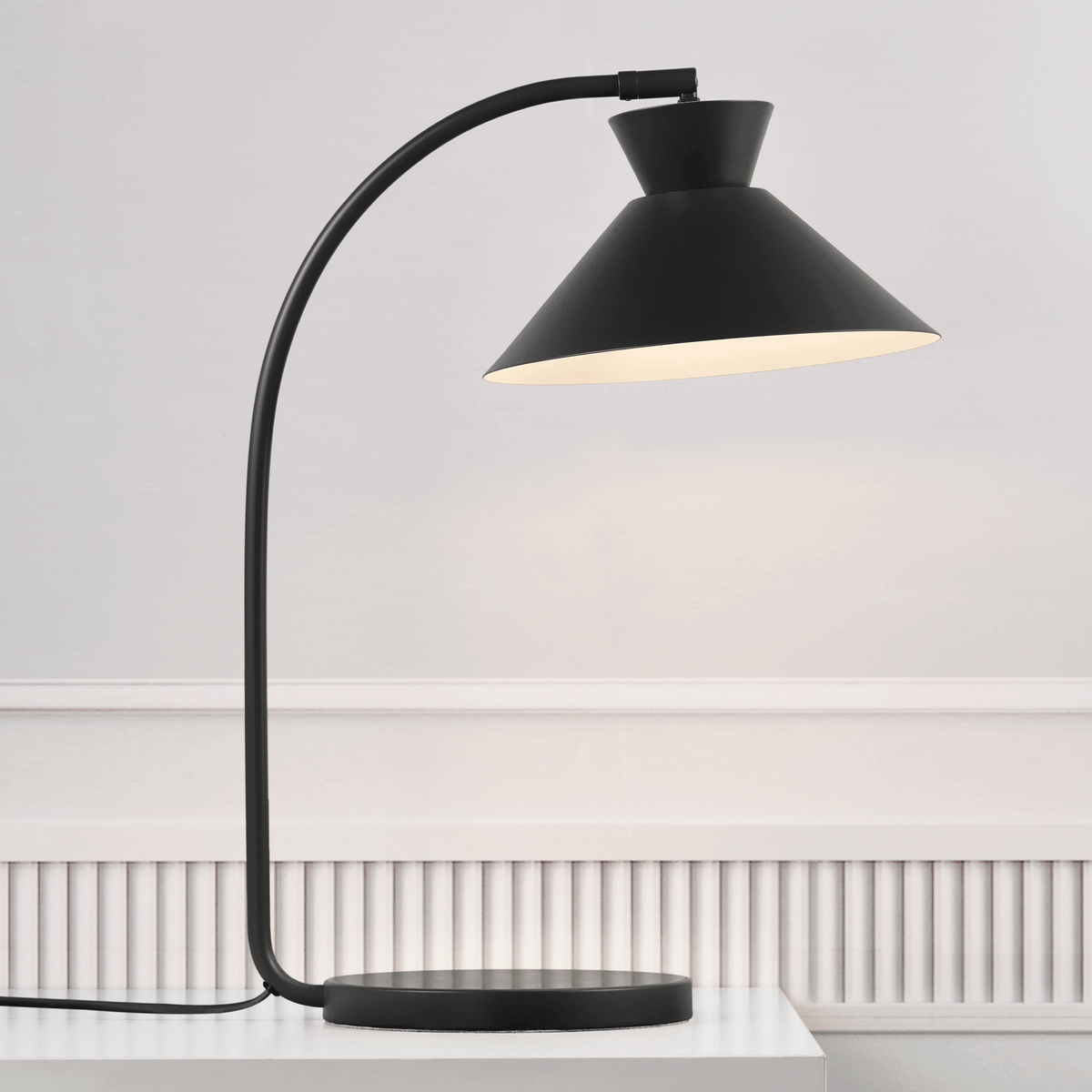 Lampe à poser Dial Noir