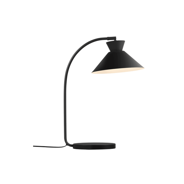 Lampe à poser DIAL coloris noir 51 x 25 cm