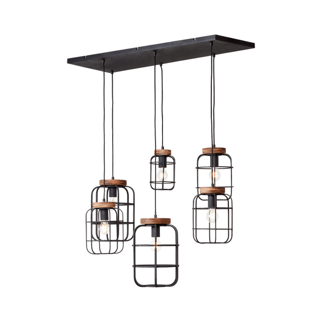 Suspension GWEN coloris noir 27 x 110 cm