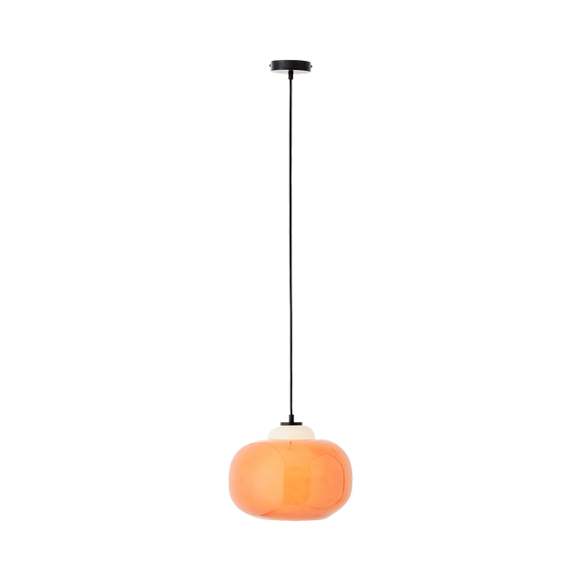 Suspension BLOP coloris orange 12,85 x 30 cm