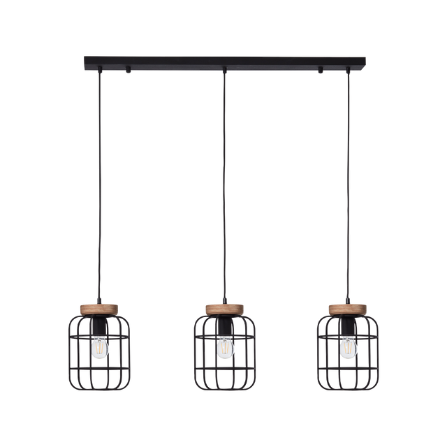 Suspension GWEN coloris noir 27 x 110 cm