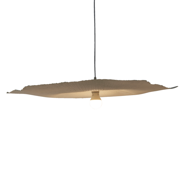 Abat-jour LOUISE coloris blanc 7 x 78 cm diamètre 78 cm