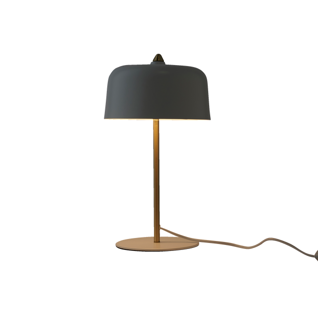 Lampe champignon ERNEST coloris blanc 37 x 20 cm
