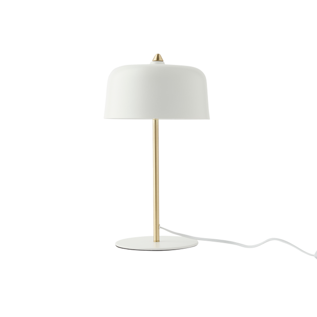 Lampe champignon ERNEST coloris blanc 37 x 20 cm